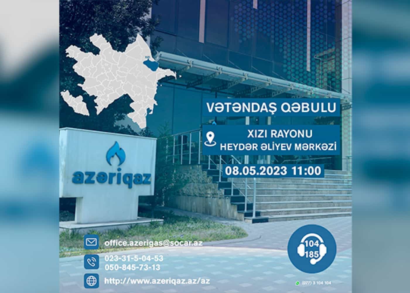 “Azəriqaz” rəhbərliyinin Xızı və Siyəzən sakinləri ilə görüşü olacaq