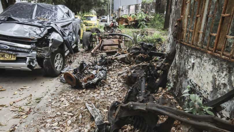 Kolumbiyada bombalı hücum: 2-si polis olmaqla 3 nəfər ölüb
