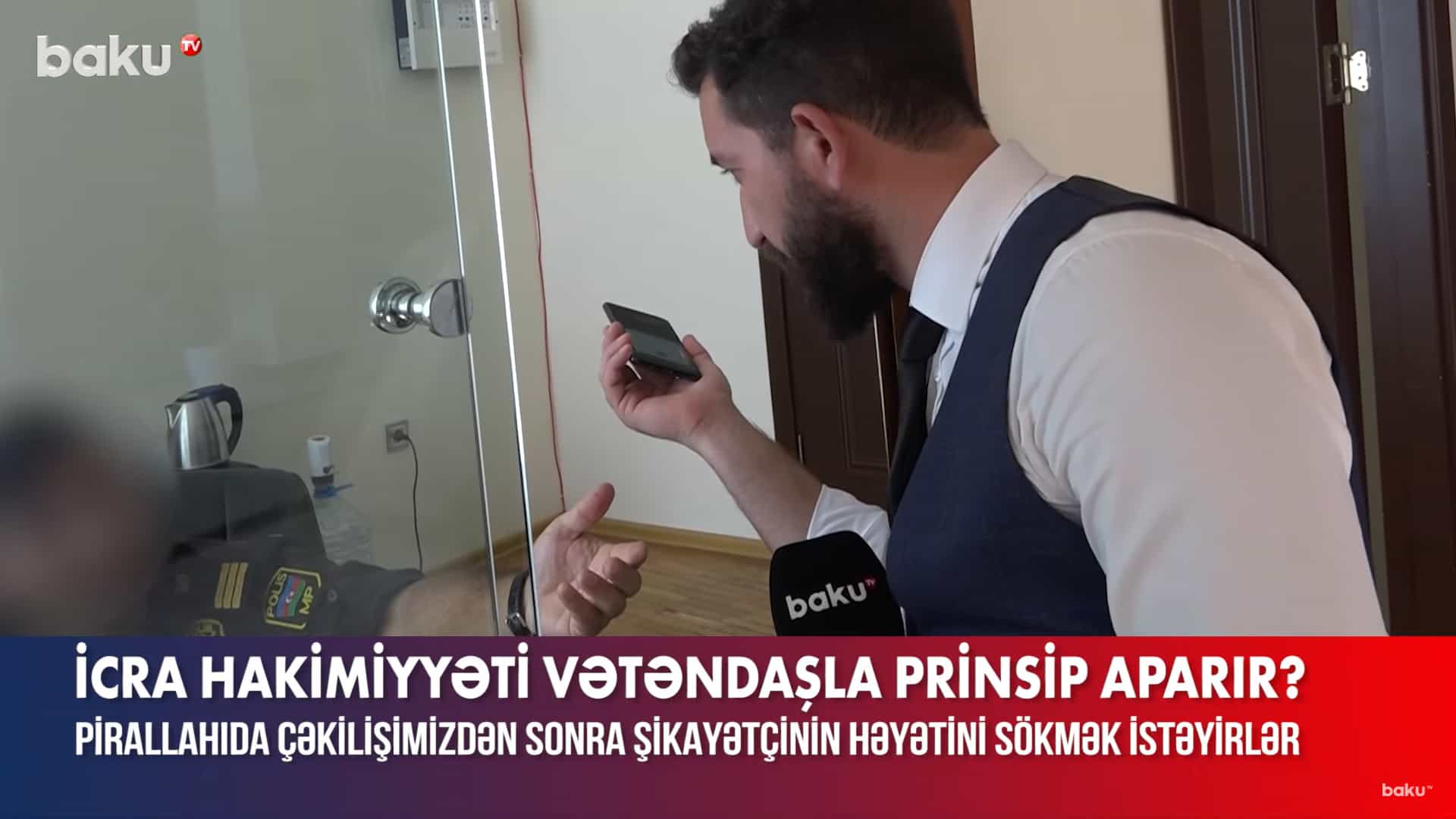 Pirallahıda çəkilişdən sonra şikayətçinin həyətini sökmək istəyirlər