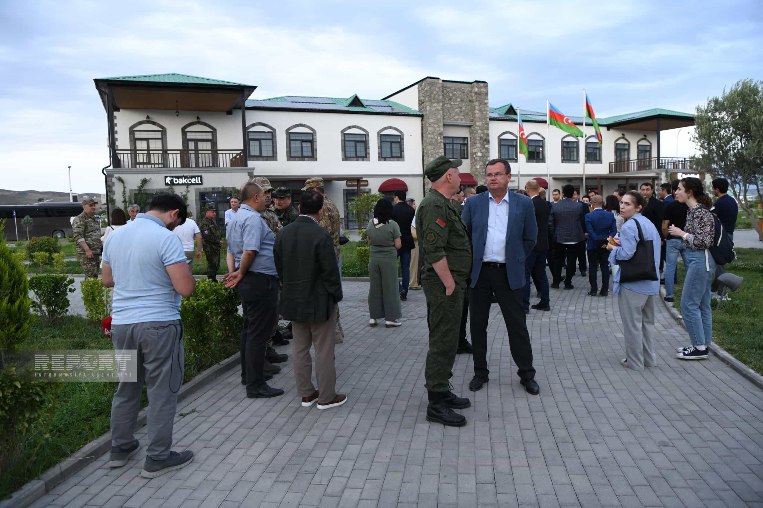 Xarici diplomatlar Ağalı kəndində olublar - FOTO