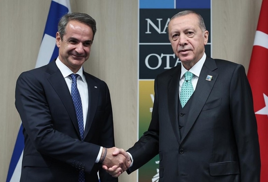 Türkiyə prezidenti Yunanıstanın Baş naziri ilə görüşüb