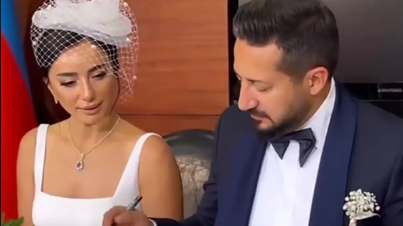 Türkiyəli tanınmış Öykü Gürmanın nikahı ötən gün Bakıda baş tutub