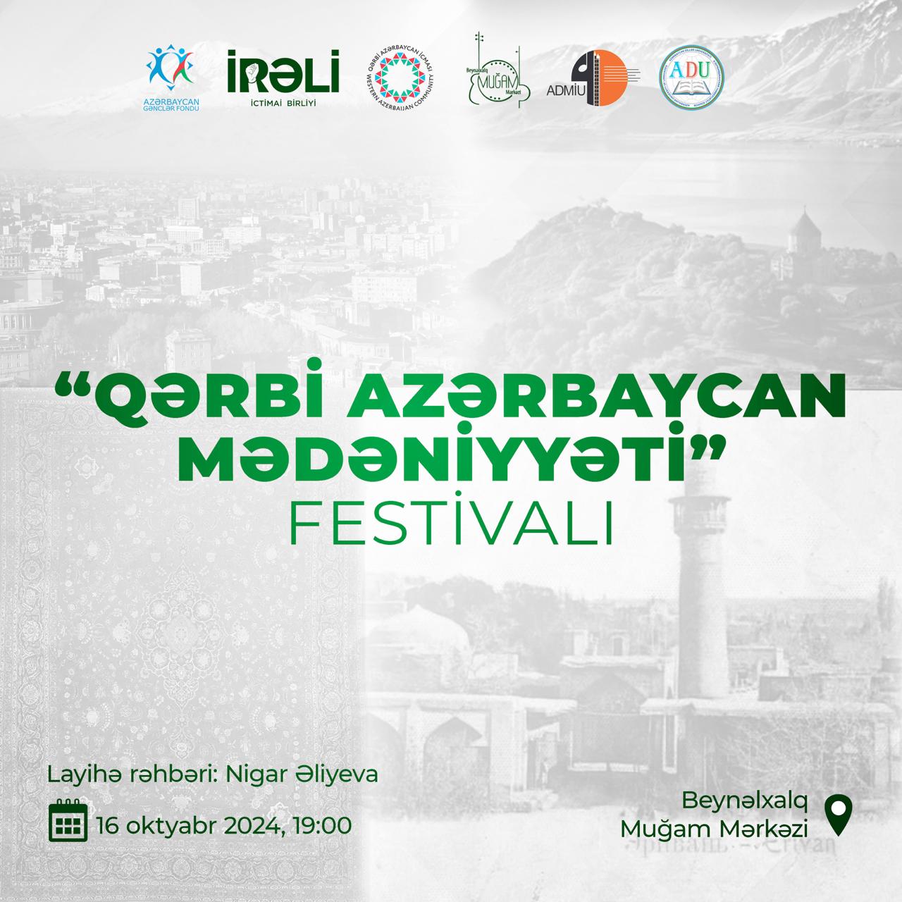 Bakıda “Qərbi Azərbaycan mədəniyyəti” festivalı keçiriləcək.