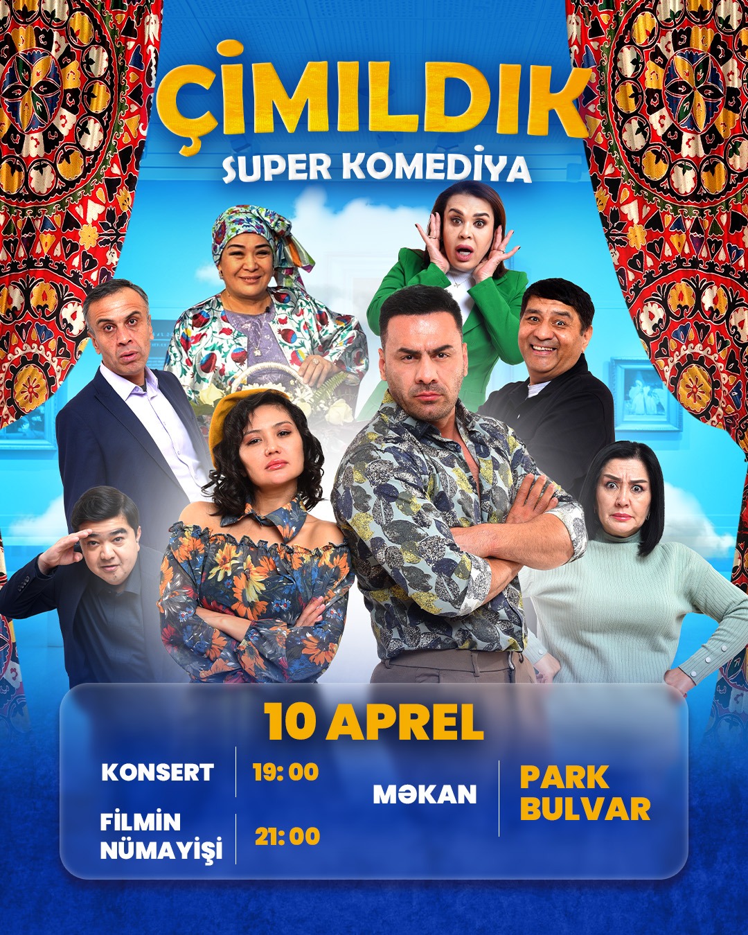 Park Cinemada Özbəkistan ulduzları ilə konsert və Qala Gecəsi baş tutacaq!